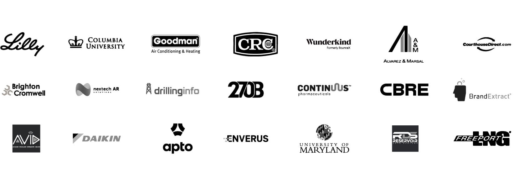 list of client logos